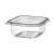 Majestic - Hinged Clear Plastic Salad Containers 250cc (x500 box)