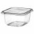Majestic - Hinged Clear Plastic Salad Containers 375cc (x500 box)