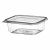 Majestic - Hinged Clear Plastic Salad Containers 750cc (x300 box)