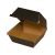 Clamshell FB6 Black - Cardboard Burger Boxes (x150)