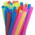 Straws - Mixed Colour Smoothie Straw 12mm x 260mm (x100 box)