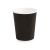 Intertan - 12oz Black Cups (x25 sleeve)