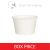 Dove - White Paper Pot 4oz (x1000 box)