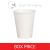 Dove - White Paper Pot 7oz (x1000 box)