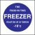 H&S - Food in Freezer Guide S/A Sign