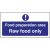 H&S - Food Prep Area - Raw Food Only S/A Sign