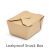 No.1 Cardboard Kraft Leakproof Snack Box Small (#1 x450 box)
