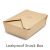 No.3 Cardboard Kraft Leakproof Snack Box Large (#3 x200 box)