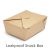 No.8 Cardboard Kraft Leakproof Snack Box Medium (#8 x300 box)