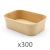 Rectangular Kraft Boxes 750ml (x300 box)
