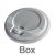 Intertan - 8oz White Safe Lock Flip Lids (x1000 box)