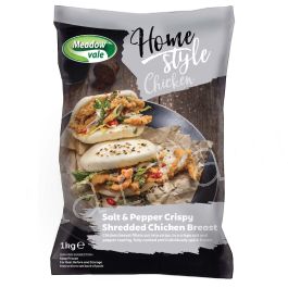 Meadow Vale - Shredded Salt & Pepper Chicken 1kg (pkt)