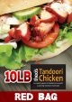 Theo's - Chicken Doner Tandoori (Red Bag 10lb stacked)
