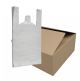 M4 White Strong Vest Carrier Bags 11x17x21
