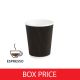 Hot & Fresh - 4oz Black Espresso Cup (x500 box)