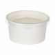 Dove - 7oz White Squat Paper Pots & Lids (x250 box)