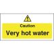 H&S - Caution Very Hot Water S/A Sign