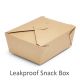 No.8 Cardboard Kraft Leakproof Snack Box Medium (#8 x300 box)