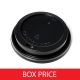 Hotline - 12-16oz Black Domed Lids (x1000 box)