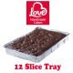 Love Handmade - Luxury Belgian Chocolate Brownie Tray Bake (12 Slice Tray)