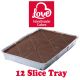 Love Handmade - Chocolate Flapjack Tray Bake (12 Slice Tray)