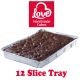 Love Handmade - Fudge Topped Brownie Tray Bake (12 Slice Tray)