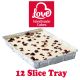 Love Handmade - White Chocolate & Cranberry Tray Bake (12 Slice Tray)