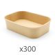 Rectangular Kraft Boxes 500ml (x300 box)