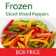 Frozen Sliced Mixed Peppers (10kg box)