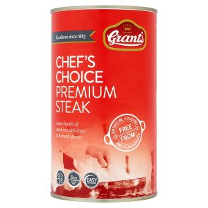 Grant's - Chef's Choice Premium Steak 1.2kg (tin)