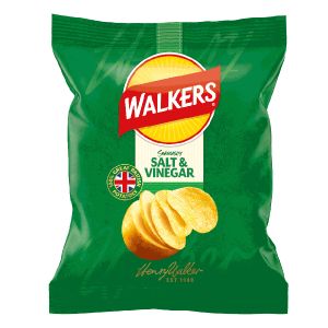Walkers - Salt & Vinegar Crisps (32.5g x32 box)