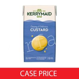 Custard Case Rectangular Kerrymaid - Ready To Serve Custard (1ltr x12 Case)